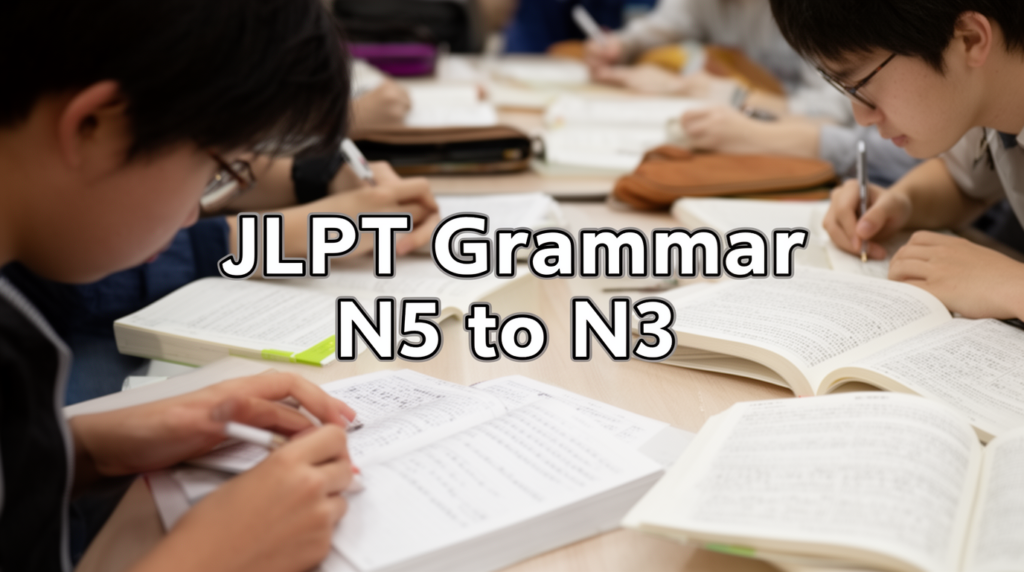 JLPT Grammar N5 to N3