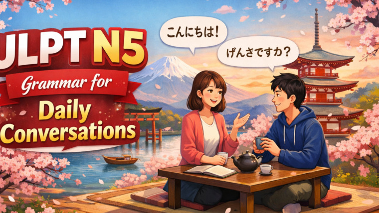 Complete JLPT N5 Grammar for Daily Conversations Study Guide