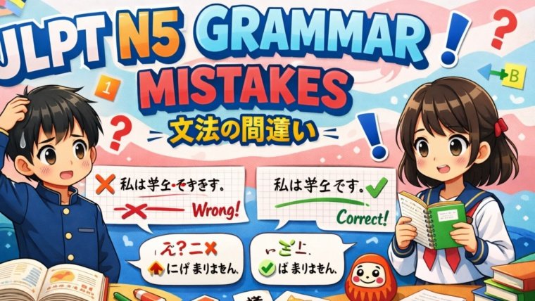 Top JLPT N5 Grammar Mistakes and How to Fix Them Easily