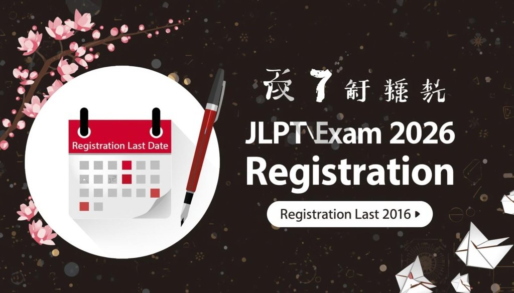 JLPT Exam 2026 Registration Last Date